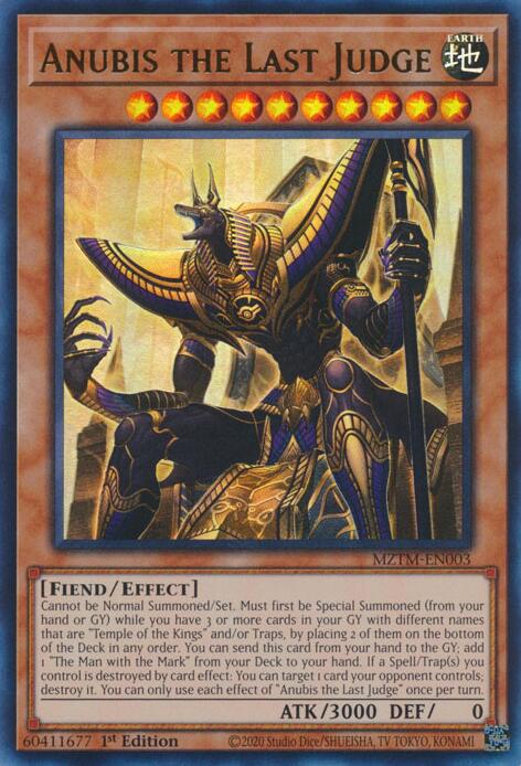 MZTM-003 · Anubis the Last Judge UR (ITA)