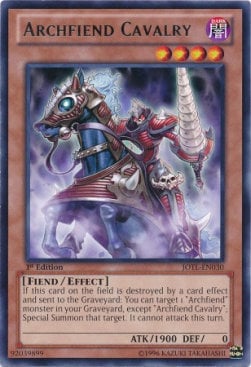 JOTL-030 · Arcidemone Cavalleria / Archfiend Cavalry R