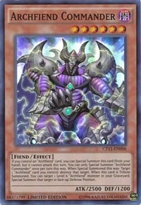 CT11-006 · Arcidemone Comandante / Archfiend Commander SR (ITA)