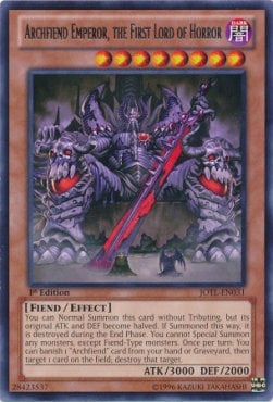 JOTL-031 · Arcidemone Imperatore, il Primo Signore dell'Orrore / Archfiend Emperor, the First Lord of Horror R (ITA)
