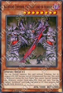 SR06-007 · Arcidemone Imperatore, il Primo Signore dell'Orrore / Archfiend Emperor, the First Lord of Horror (ITA)