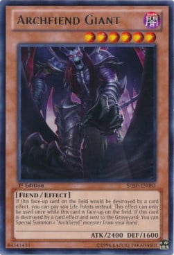 SHSP-083 · Gigante Arcidemone / Archfiend Giant R (ITA)