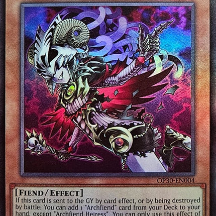 OP30-004 · Arcidemone Ereditiera / Archfiend Heiress SR (ITA)