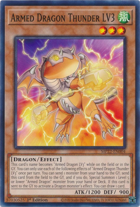 MP22-004 · Drago Armato Tuono LV3 / Armed Dragon Thunder LV3 (ITA)