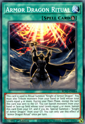BLVO-064 · Rituale Drago Corazza / Armor Dragon Ritual (ITA)