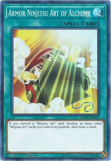 SHVA-027 · Armatura Arte Ninjitsu dell'Alchimia / Armor Ninjitsu Art of Alchemy SR (ITA)