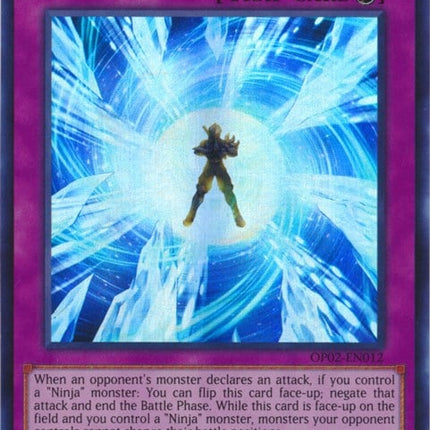 OP02-012 · Armatura Arte Ninjitsu del Congelamento / Armor Ninjitsu Art of Freezing SR (ITA)