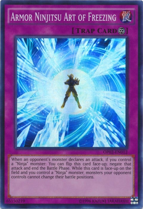 OP02-012 · Armatura Arte Ninjitsu del Congelamento / Armor Ninjitsu Art of Freezing SR (ITA)