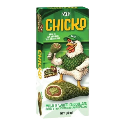 Artu Chicko Chicken Leg Pistacchio Cream – Coscia di Pollo al Cioccolato con Crema al Pistacchio