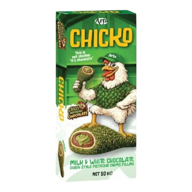 Artu Chicko Chicken Leg Pistacchio Cream – Coscia di Pollo al Cioccolato con Crema al Pistacchio