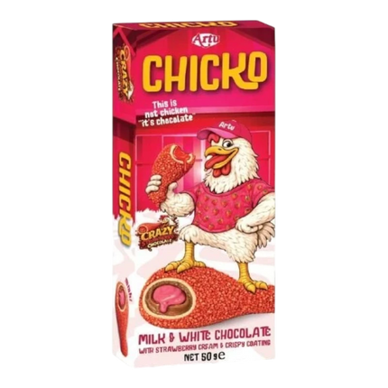 Artu Chicko Chicken Leg Strawberry Cream – Coscia di Pollo al Cioccolato con Crema alla Fragola