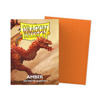Sleeve Standard Size – Matte Amber – Dragon Shield