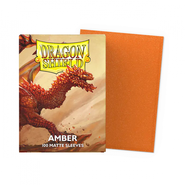 Sleeve Standard Size – Matte Amber – Dragon Shield