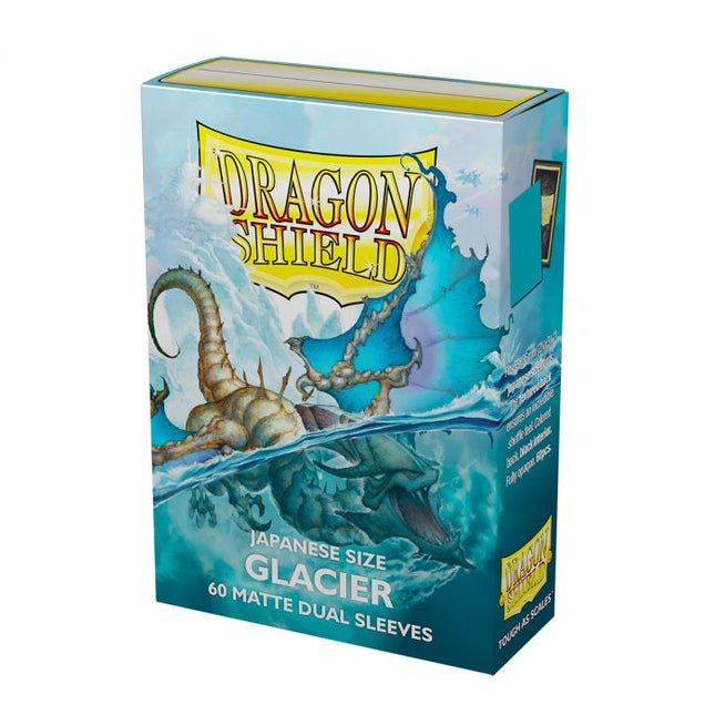 Sleeve Japanese Size – Dual Matte Glacier Miniom – Dragon Shield