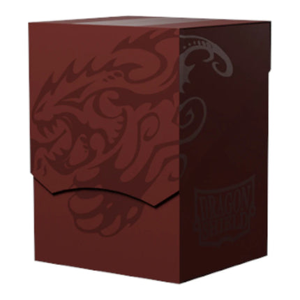 Dragon Shield Deck Shell - Blood Red - Portamazzi 100 Carte