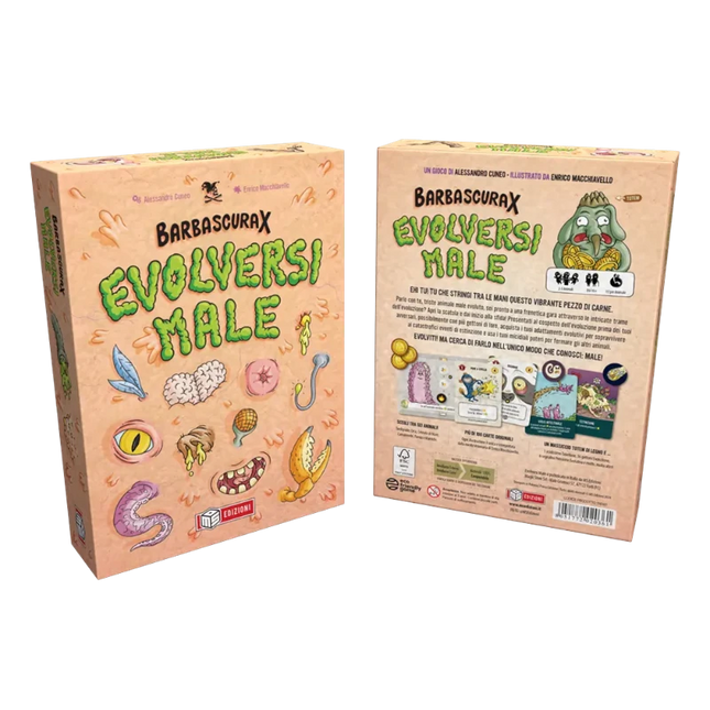 Barbascura X - Evolversi Male Gioco da Tavolo