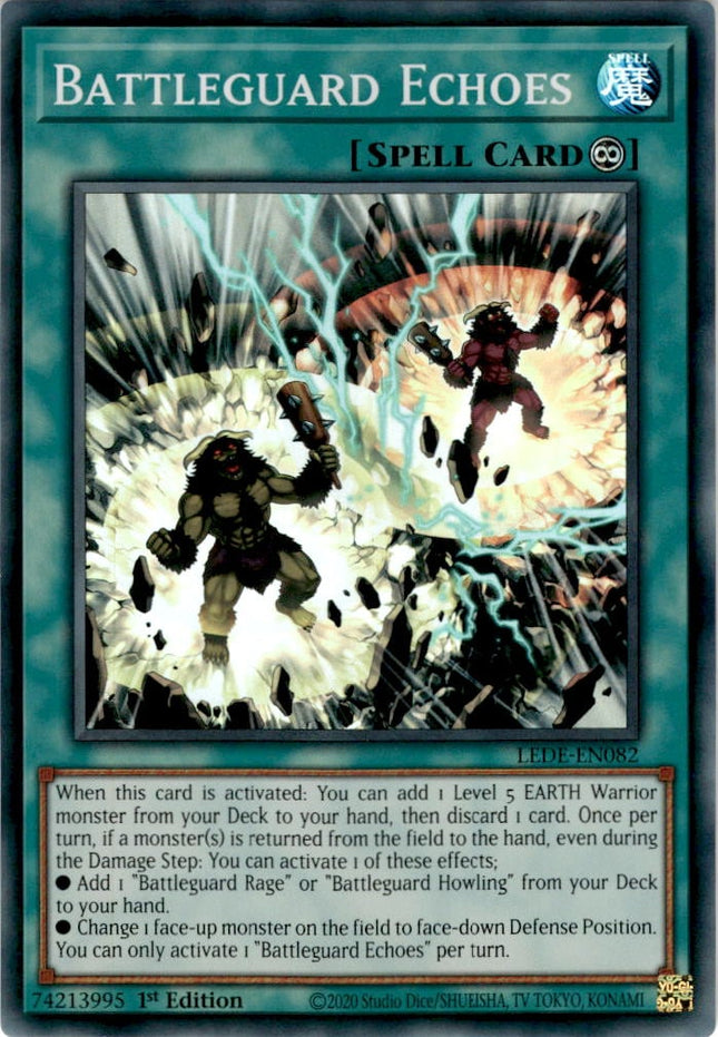 LEDE-082sr · Battleguard Echoes SR (ITA)