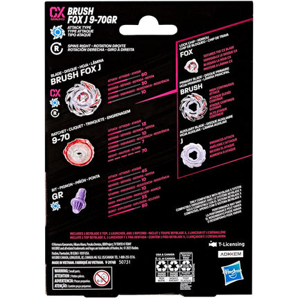 BEYBLADE X - Brush Fox J 9-70GR CX