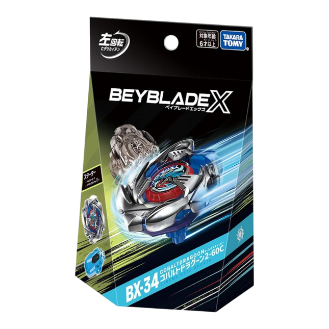 Beyblade X BX-34 – Cobalt Dragoon