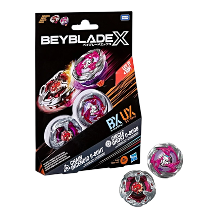 Beyblade X Circle Ghost 0-80GB / Chain Incendio 5-60HT Dual Pack