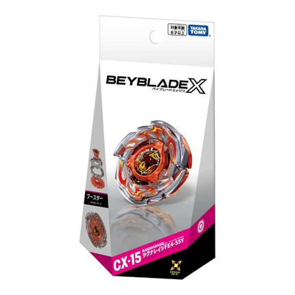 Beyblade X CX-15 Booster Ragnarage FE4-55Y Takara Tomy