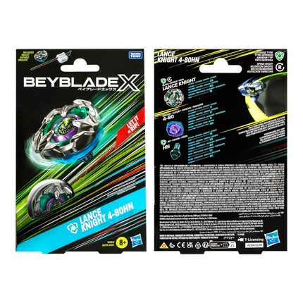 Beyblade X Lance Knight 4-80HN Starter Pack – Difensivo con Lanciatore