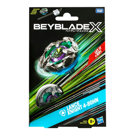 Beyblade X Lance Knight 4-80HN Starter Pack – Difensivo con Lanciatore