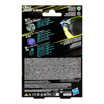 Beyblade X Lance Knight 4-80HN Starter Pack – Difensivo con Lanciatore