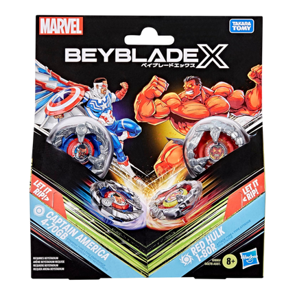 BeyBladeX - Marvel - Captain America vs Red Hulk