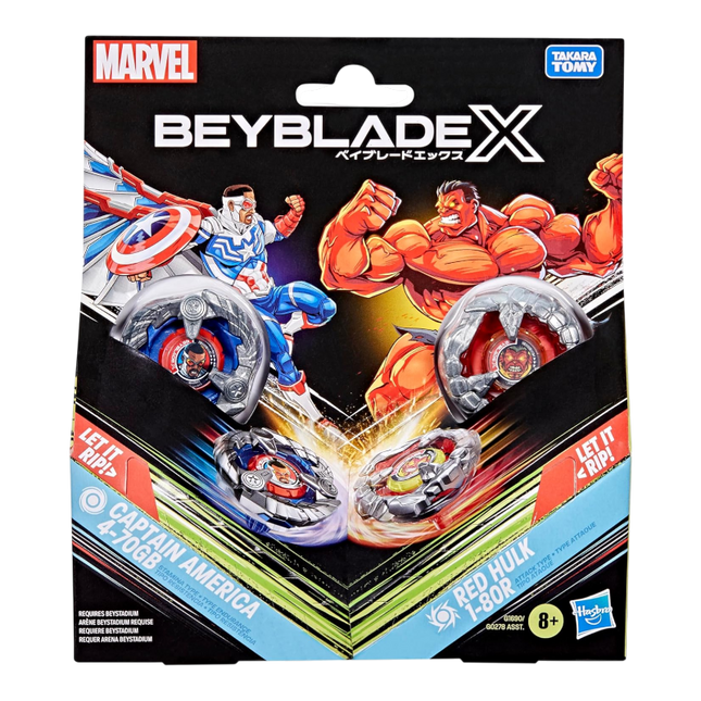 BeyBladeX - Marvel - Captain America vs Red Hulk