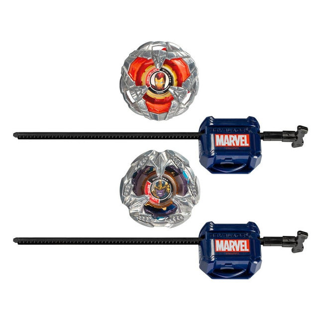 Beyblade X – Marvel Collab Iron Man 4-80B vs Thanos 4-60P