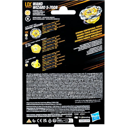 BEYBLADE X - Wand Wizard 5-70DB UX Starter Pack