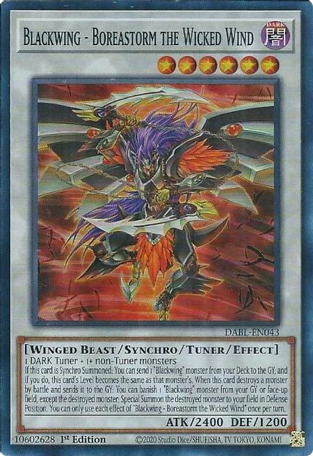 DABL-043 · Blackwing - Boreastorm the Wicked Wind SR (ITA)
