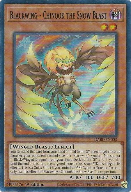 DABL-003 · Blackwing - Chinook the Snow Blast SR (ITA)