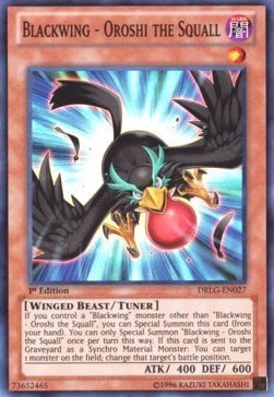 DRLG-027 · Alanera - Oroshi la Burrasca / Blackwing - Oroshi the Squall SR (ITA)