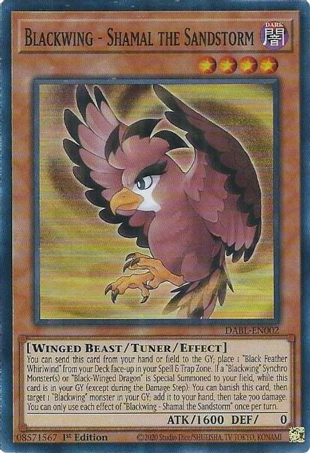 DABL-002 · Blackwing - Shamal the Sandstorm SR (ITA)