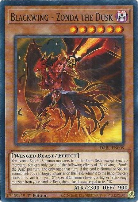 DABL-005 · Blackwing - Zonda the Dusk (ITA)