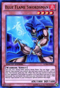 LC04-001 · Spadaccino di Fuoco Blu / Blue Flame Swordsman UR (ITA)