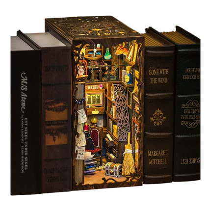 Book Nook Kit DIY Magic Pharmacist con LED 282 Pezzi