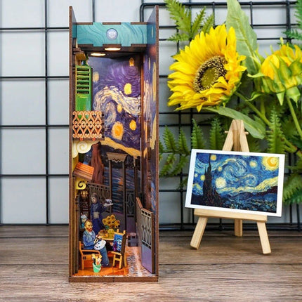 BOOK NOOK KIT - DIY- Vincent's World - 80pcs + LED Light
