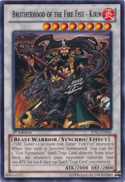 JOTL-042 · Fratellanza del Pugno di Fuoco - Kirin / Brotherhood of the Fire Fist - Kirin R (ITA)