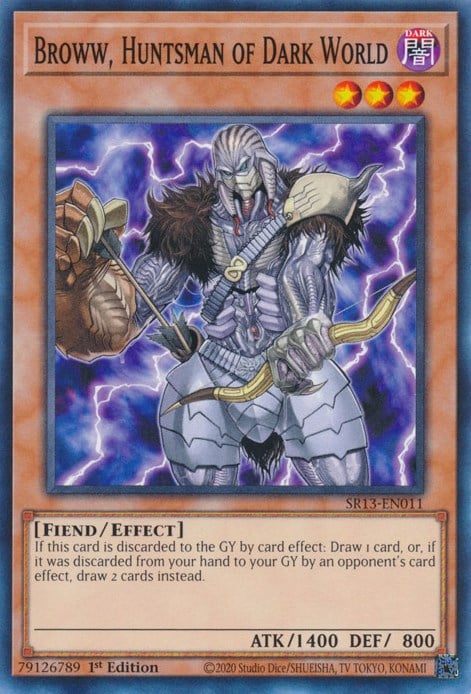 SR13-011 · Broww, Cacciatore del Mondo Oscuro / Broww, Huntsman of Dark World (ITA)