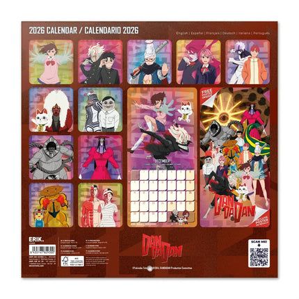CALENDARIO 2026 30X30 DAN DA DAN