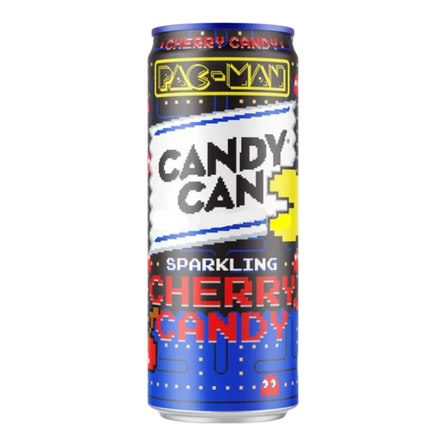Candy Can Pac-Man Cherry – Bevanda Frizzante alla Ciliegia 330ml