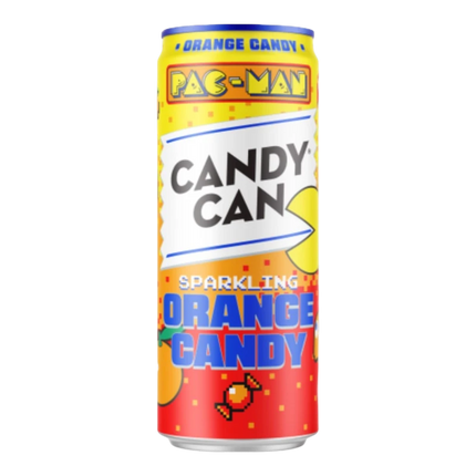 Candy Can Pac-Man Orange – Bevanda Frizzante all’Arancia 330ml