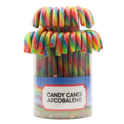 Candy Cane Arcobaleno - Bastoncino di Zucchero al Gusto Frutta (1 pezzo)