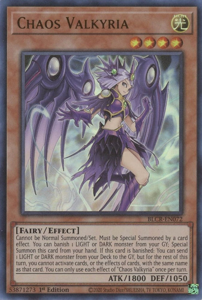 BLCR-072 · Valkyria del Chaos / Chaos Valkyria UR (ITA)