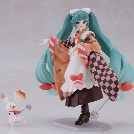 Character Vocal Series 01: Hatsune Miku Figma Action Figure Snow Miku: Winter Delicacy Ver. 14 cm