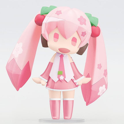 Character Vocal Series 01: Hatsune Miku HELLO! GOOD SMILE Action Figure Sakura Miku 10 cm