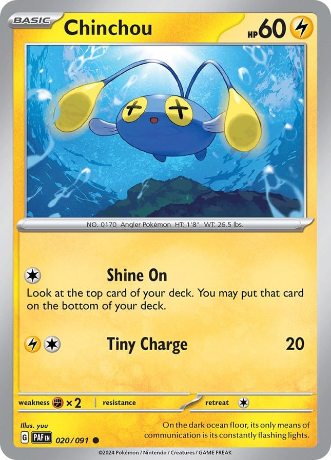 PAF-020 · Chinchou (020/091) (ITA)